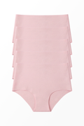 5'li Lazer Kesim Dikişsiz Kadın Külot - Pembe